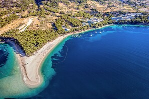 Private beach nearby, white sand, scuba diving, snorkelling