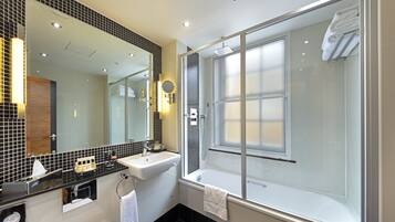 Free toiletries, hair dryer, slippers, towels