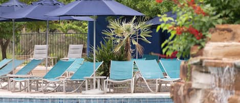 3 outdoor pools, cabanas (surcharge), pool umbrellas