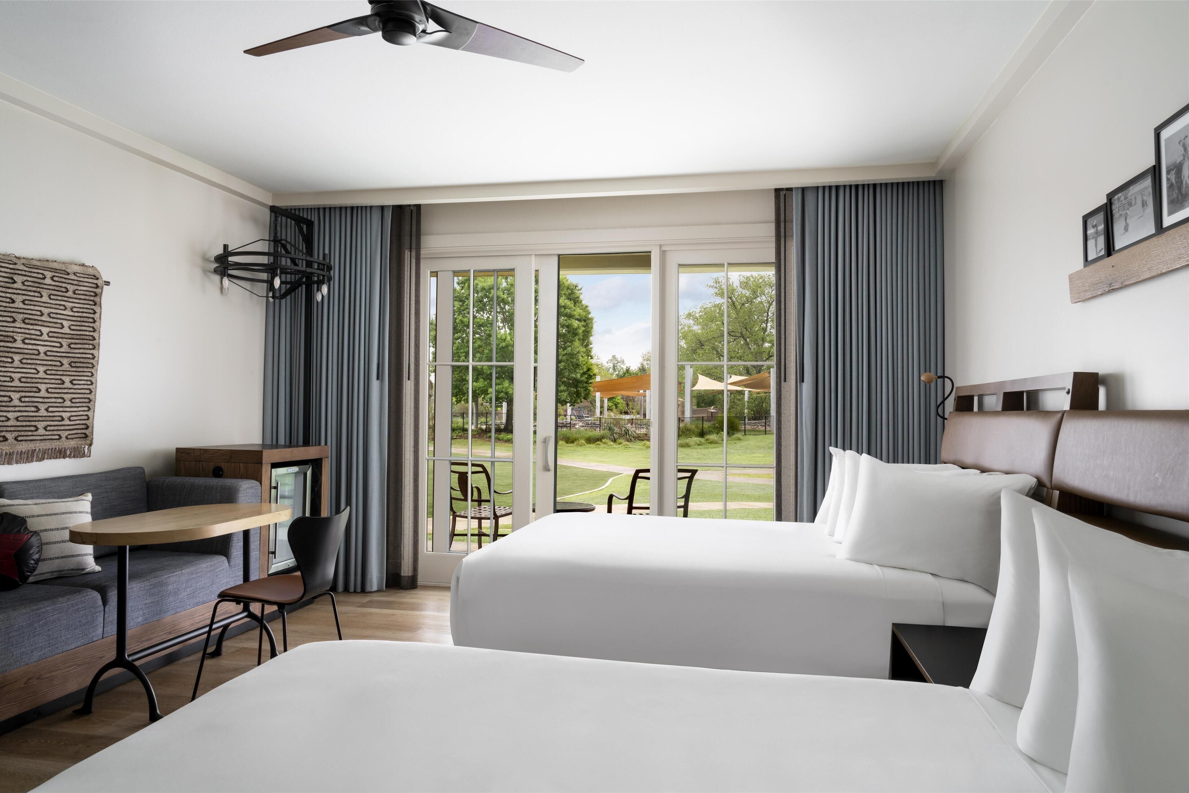 room, 2 queen beds (water view) | hypo-allergenic bedding, down duvets, pillow-top beds, in-room safe