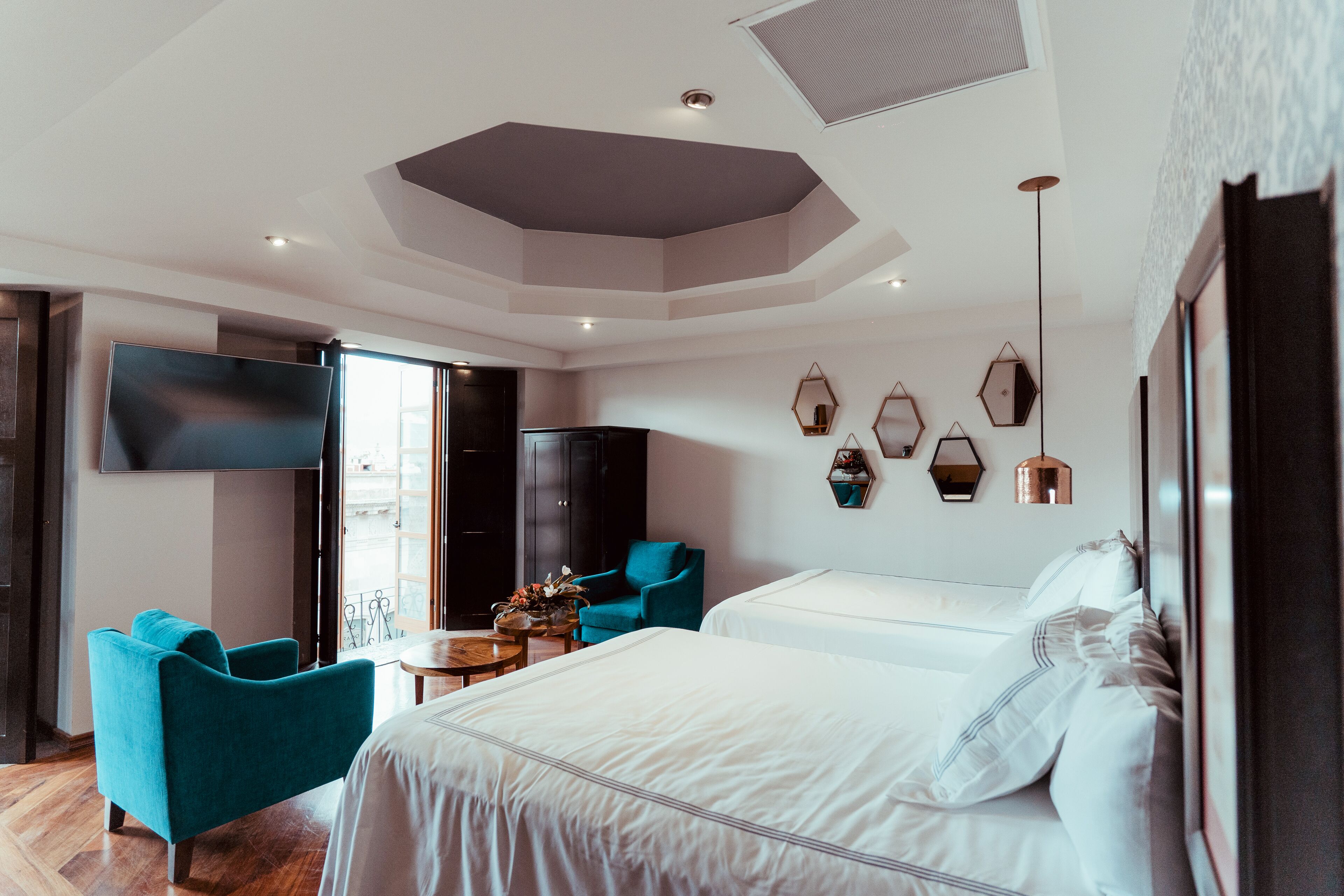 标准房, 2 张大床, 城市景观 | 客房景观