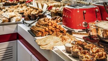 Frokostbuffé er inkludert hver dag