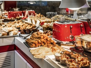 Gratis frukostbuffé varje dag 