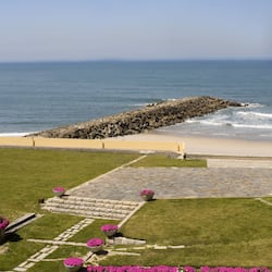 On the beach, white sand, beach towels