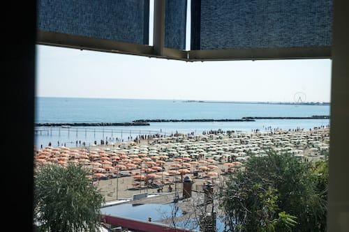 Blick von der Unterkunft
