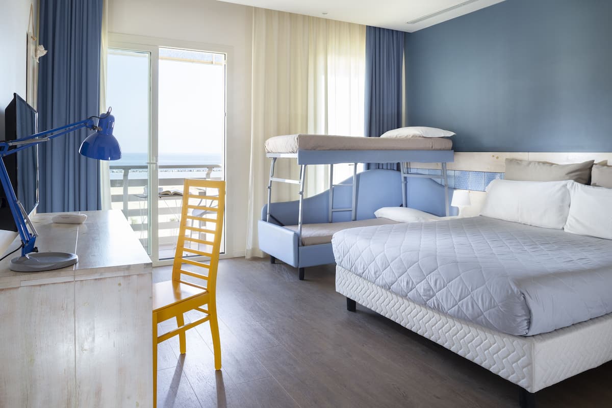 1 slaapkamer, een minibar, een kluis op de kamer