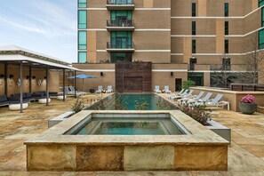 Outdoor pool, open 6:00 AM to 10:00 PM, cabanas (surcharge) - The Highland Dallas, Curio Collection by Hilton (Dallas)