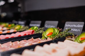 Daily buffet breakfast (EUR 19 per person)