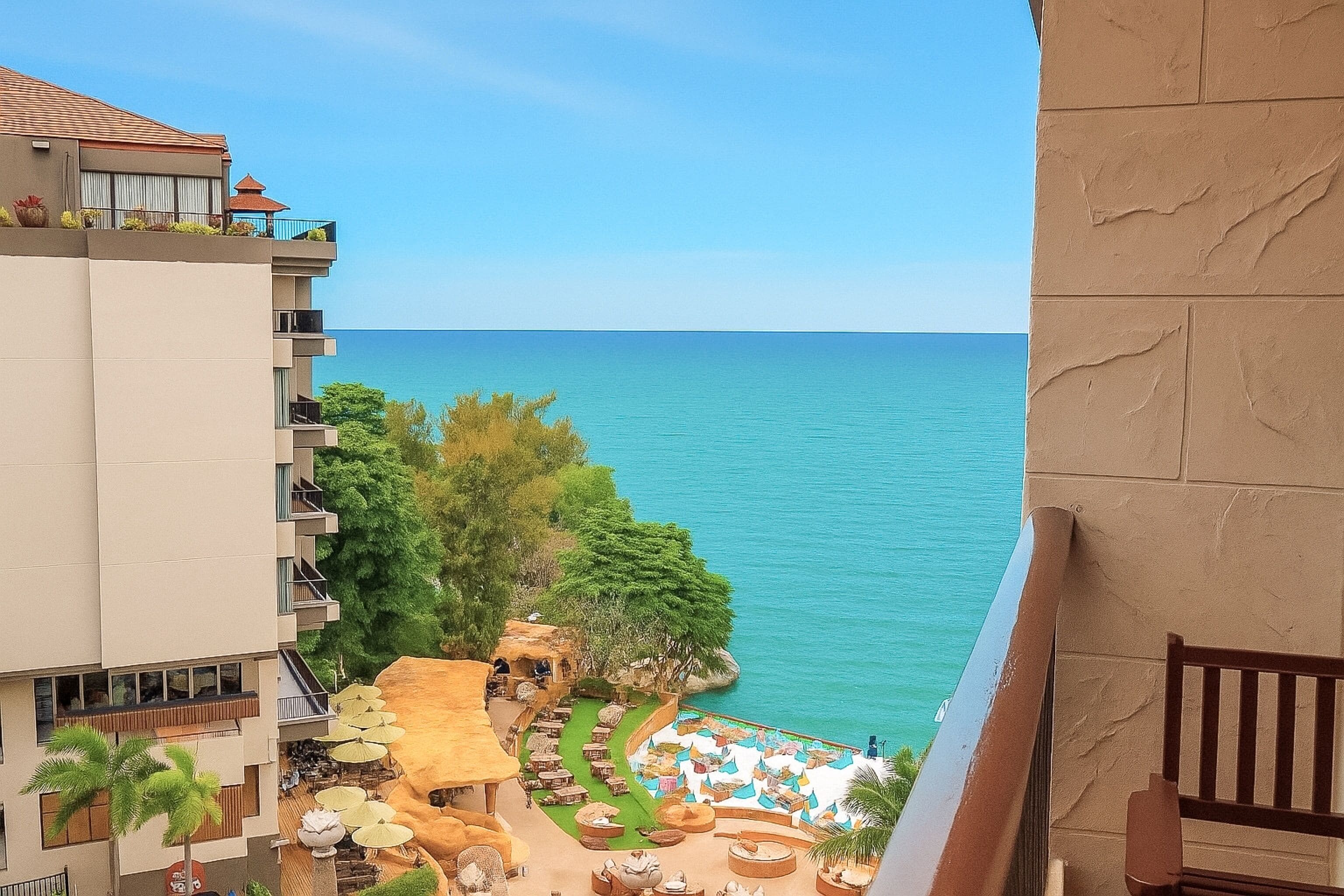 Deluxe Premium Sea View | 테라스/파티오