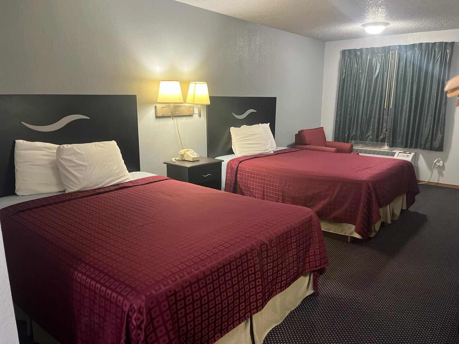 Room, 2 Queen Beds, Non Smoking | Desk, iron/ironing board, free WiFi, bed sheets