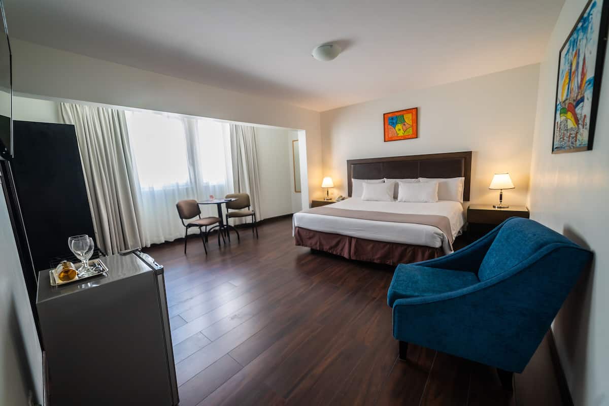 Suite | Premium bedding, down duvets, pillow-top beds, minibar