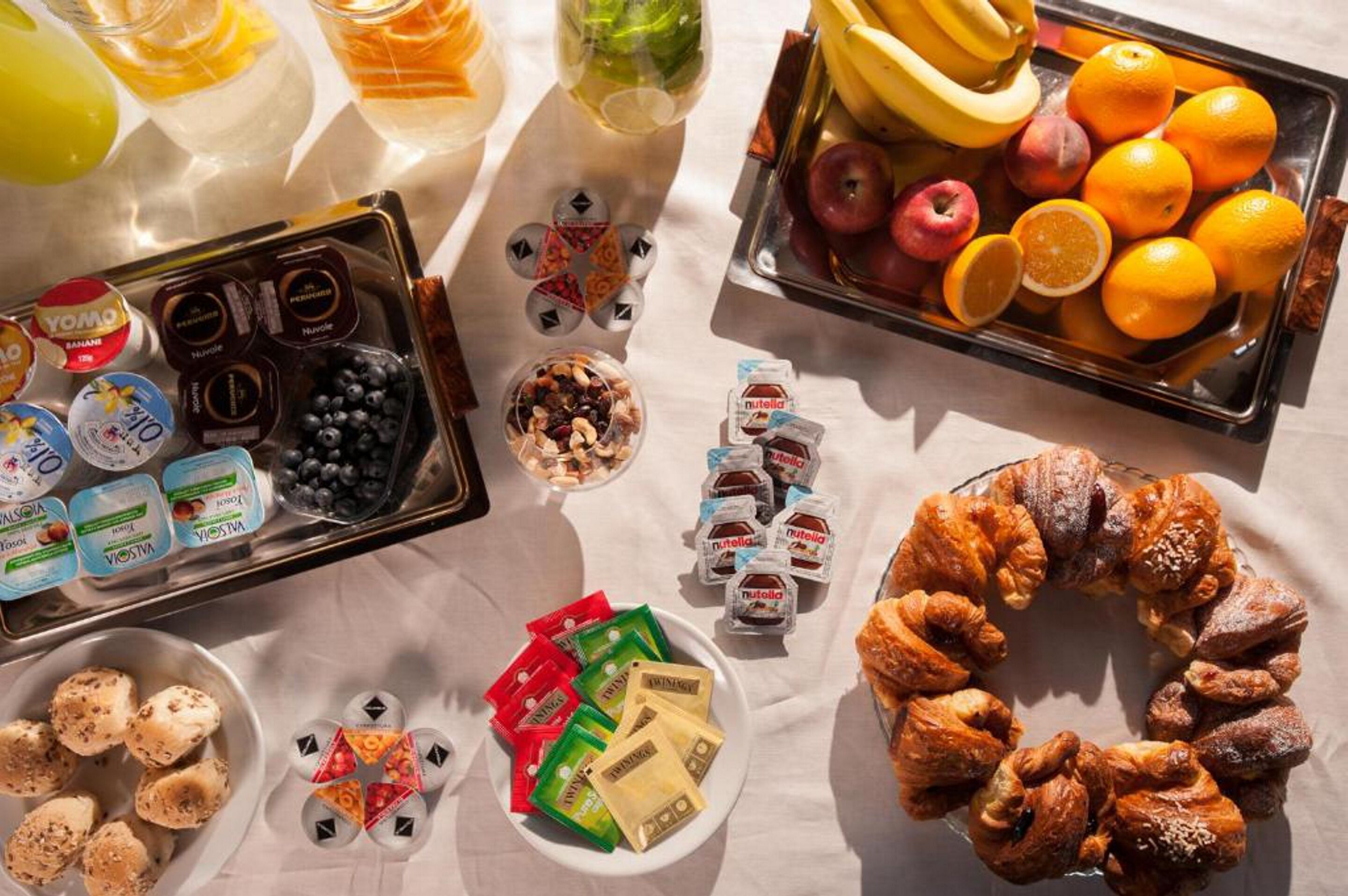 daily buffet breakfast (eur 8 per person)