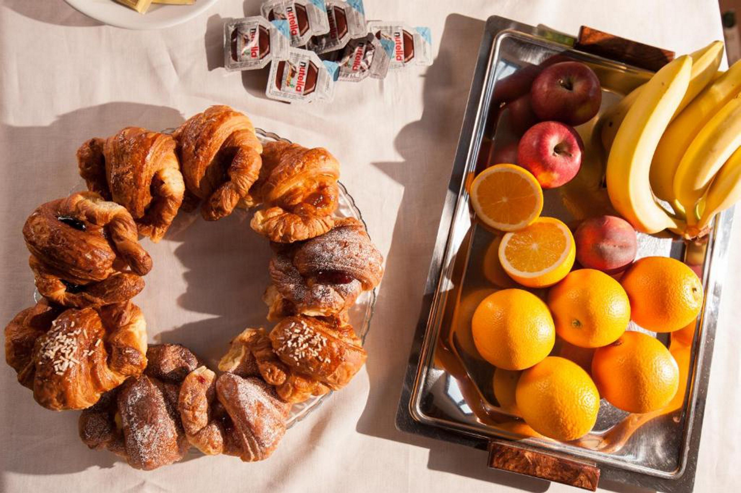 daily buffet breakfast (eur 8 per person)