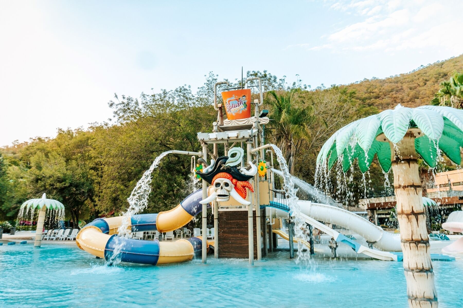 Indoor pool, 3 outdoor pools, open 10:00 AM to 10:00 PM, pool umbrellas