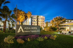 Front of property - evening/night