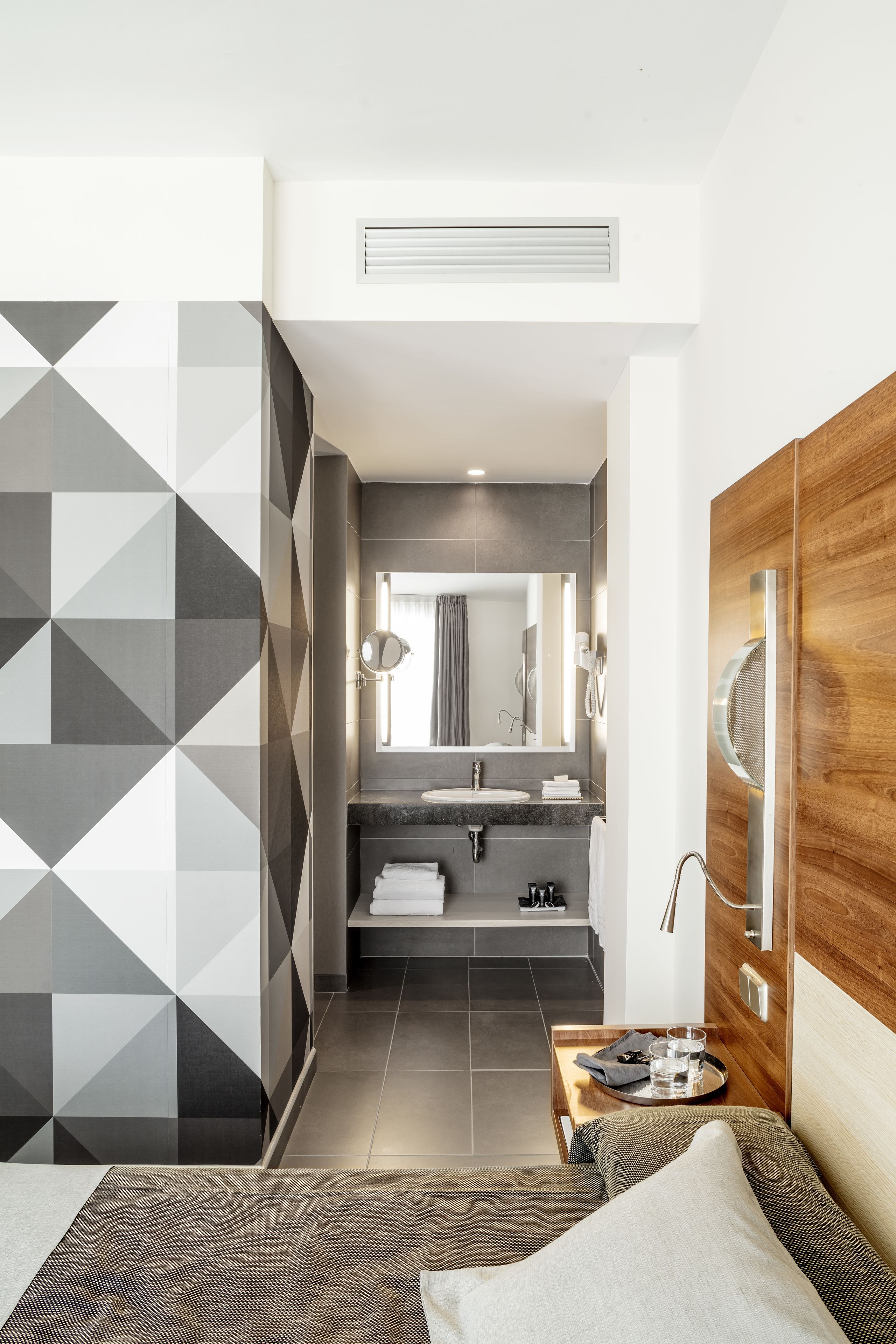 free toiletries, hair dryer, towels