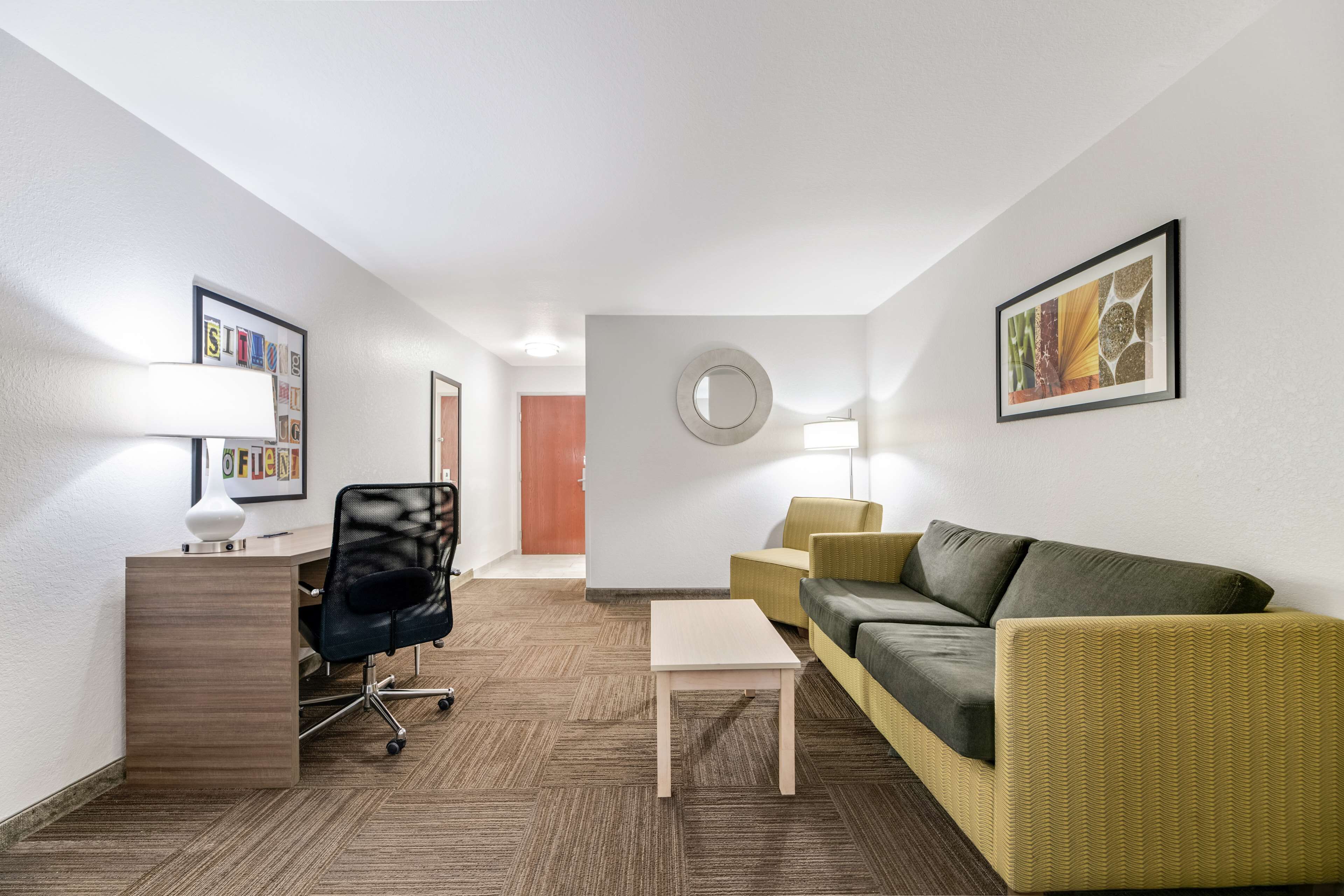 suite, 1 king bed, non smoking (mini-suite) | 1 bedroom, desk, laptop workspace, blackout curtains