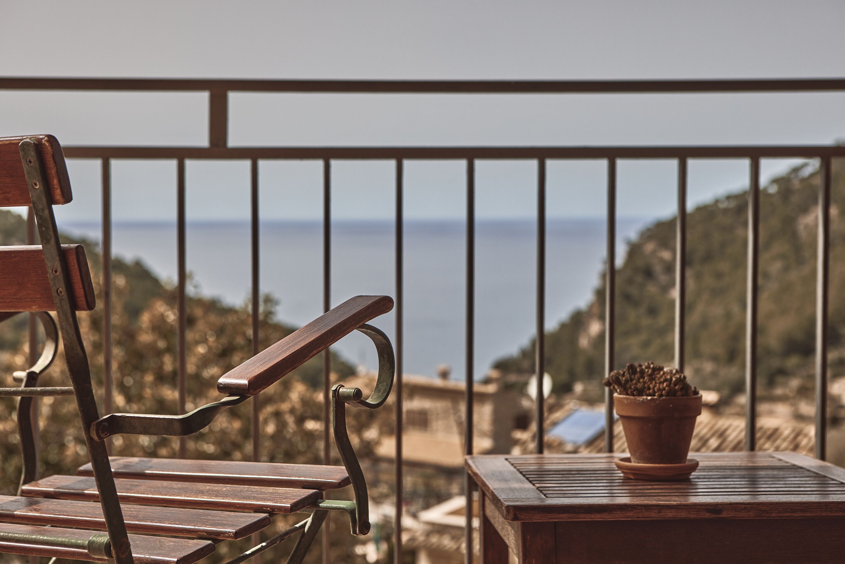 Comfort double room, balcony, sea view Spa access not included | Terras