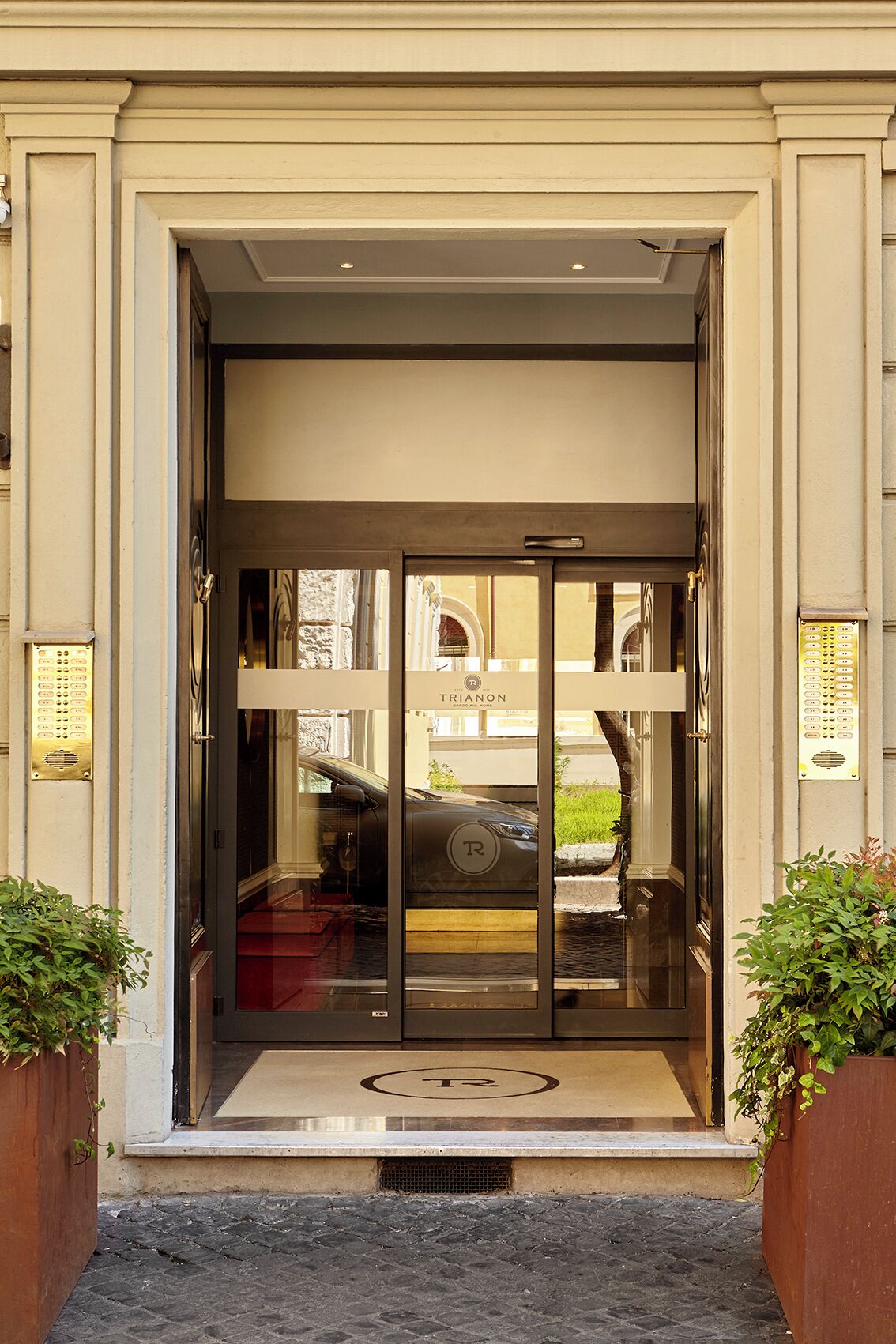 Façana frontal de l'allotjament