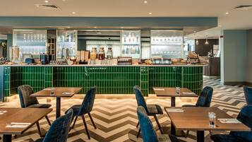 Breakfast, lunch and dinner served