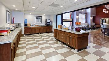 Free daily on-the-go breakfast