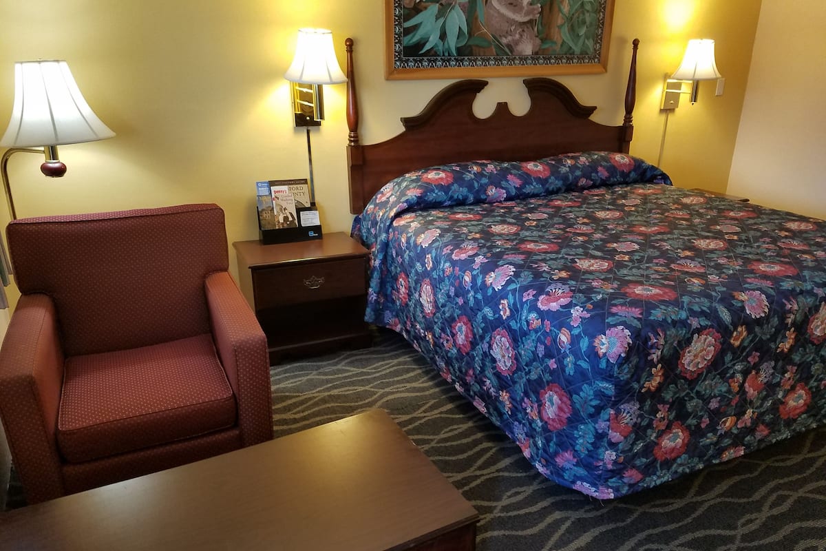 Chambre Simple, 1 trĂšs grand lit, fumeur