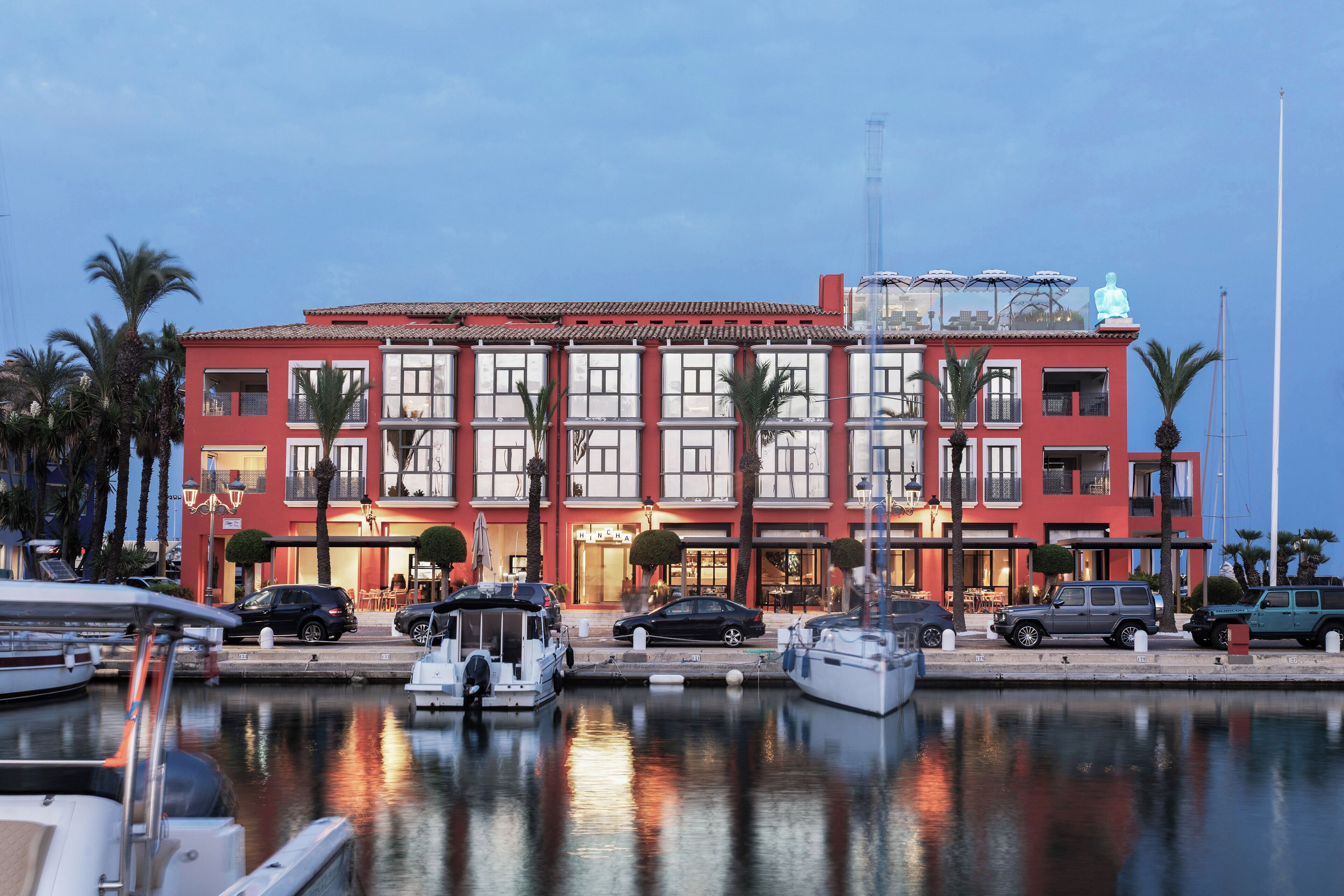 Voorkant van accommodatie