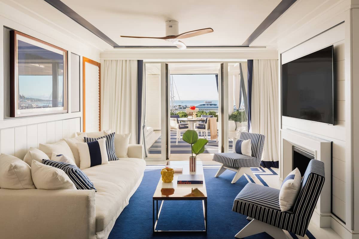 Svit Grand - terrass | Minibar, värdeförvaringsskåp på rummet och mörkläggningsgardiner