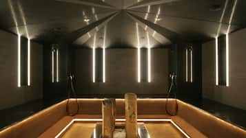 Sale per trattamenti di coppia, sauna, vasca idromassaggio, bagno turco