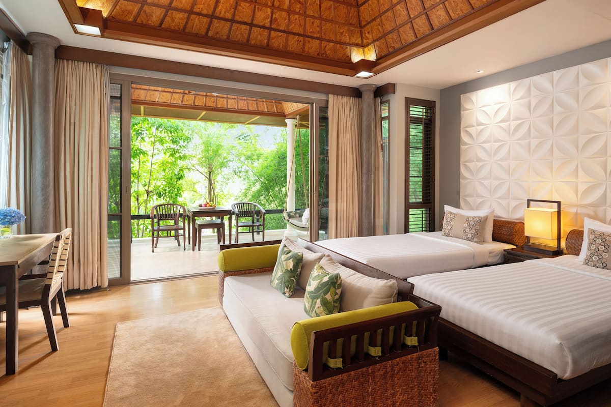 Biệt thự Deluxe, 1 phòng ngủ, bồn tắm, quang cảnh núi | Két bảo mật tại phòng, bàn ủi/dụng cụ ủi quần áo 