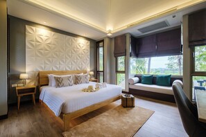 Biệt thự Executive, 1 phòng ngủ, bồn tắm, quang cảnh núi | Két bảo mật tại phòng, bàn ủi/dụng cụ ủi quần áo 