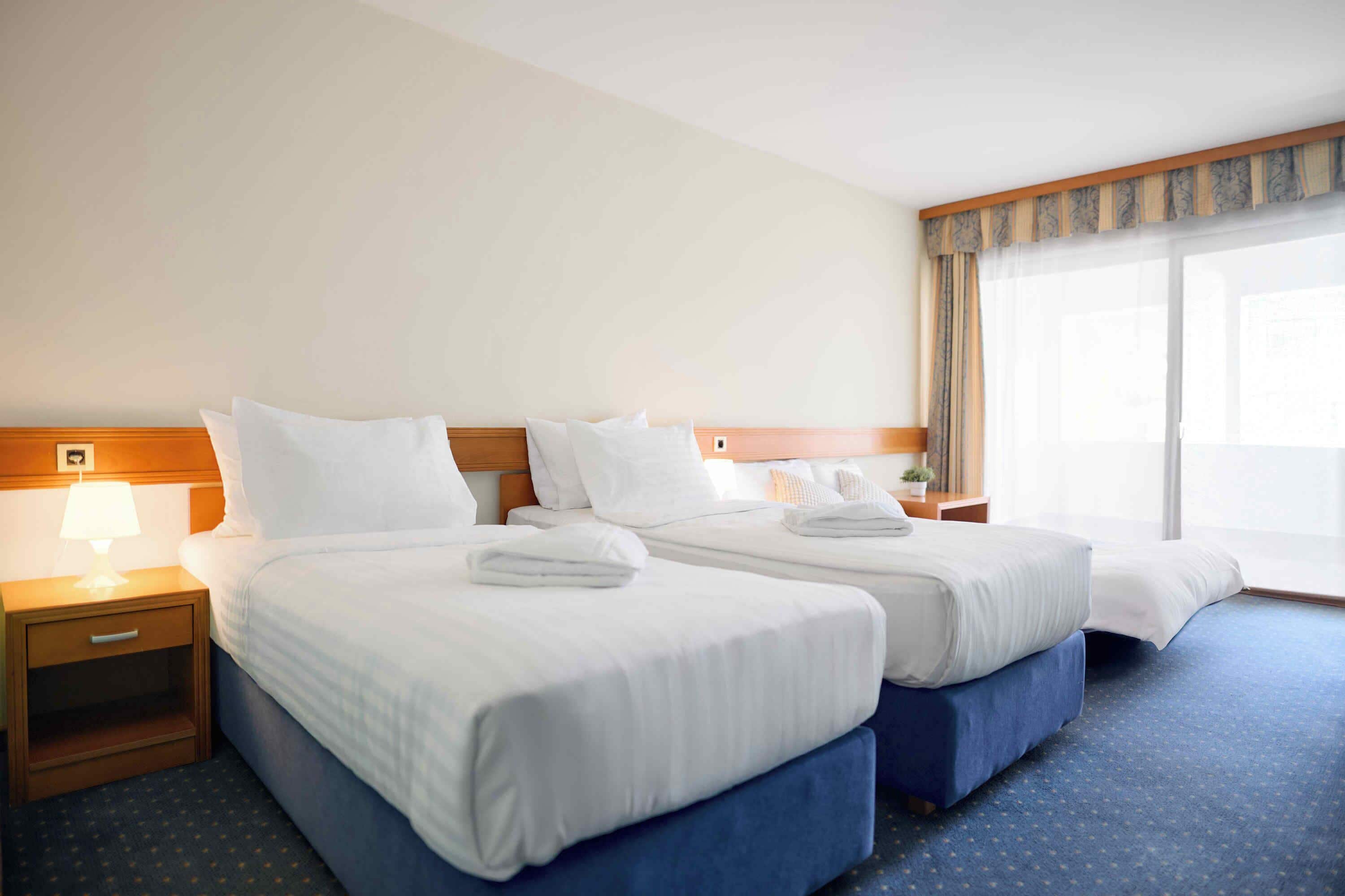 Desk, blackout drapes, iron/ironing board, free WiFi