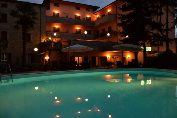Front of property – evening/night