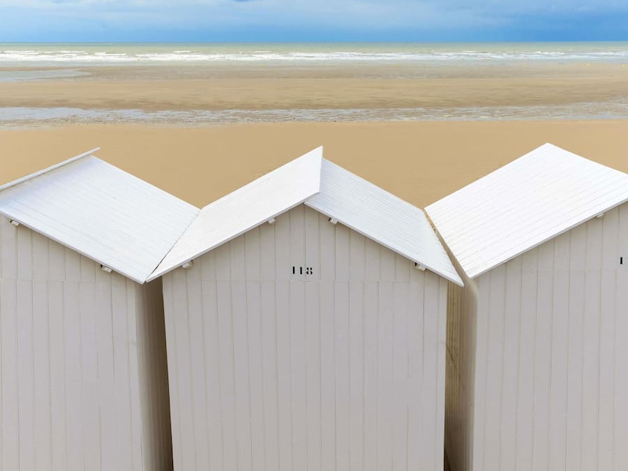 On the beach