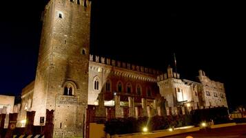 Front of property – evening/night