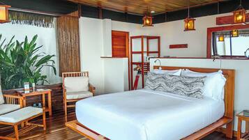 Forest View Bungalow | Ropa de cama de alta calidad, camas con pillow-top y minibar