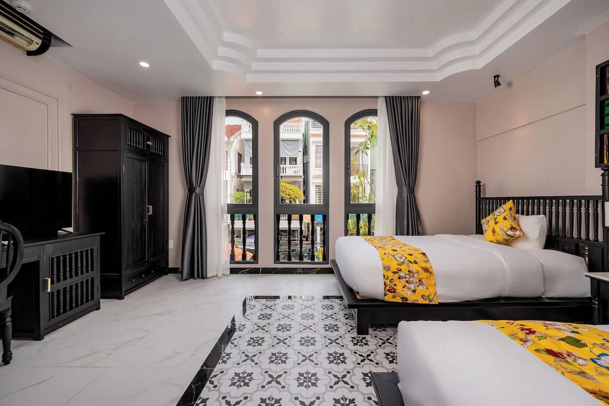 Ropa de cama de alta calidad y minibar