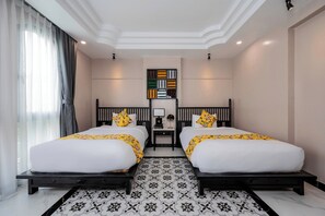 Deluxe Twin Room, Bathtub, Balcony | Premium bedding, minibar, in-room safe, desk - Welcome Old Town Hotel (Da Nang)