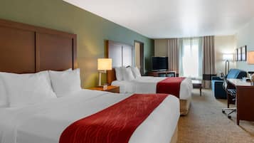 Suite, Multiple Beds, Non Smoking | Premium bedding, in-room safe, desk, blackout drapes