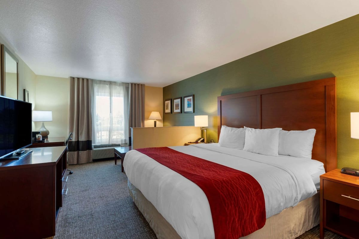 Premium bedding, in-room safe, desk, blackout curtains