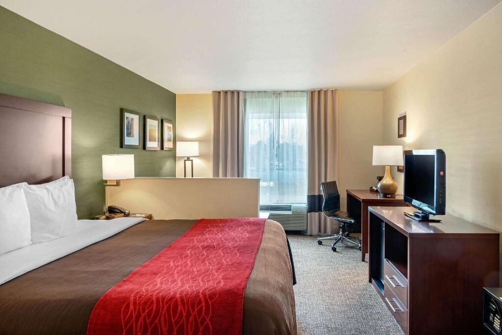 Premium bedding, in-room safe, desk, blackout drapes