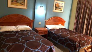 Double Room, 2 Double Beds, Non Smoking | Desk, free WiFi, bed sheets, wheelchair access