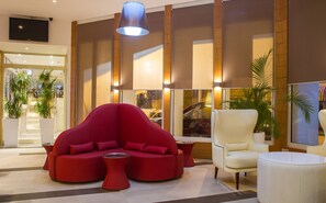 Sitteområde i lobbyen