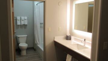 Suite, 2 Bedrooms | In-room safe, desk, laptop workspace, iron/ironing board