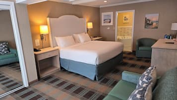Grand-Zimmer, Whirlpool, Erdgeschoss | Individuell dekoriert, individuell eingerichtet, Bügeleisen/Bügelbrett