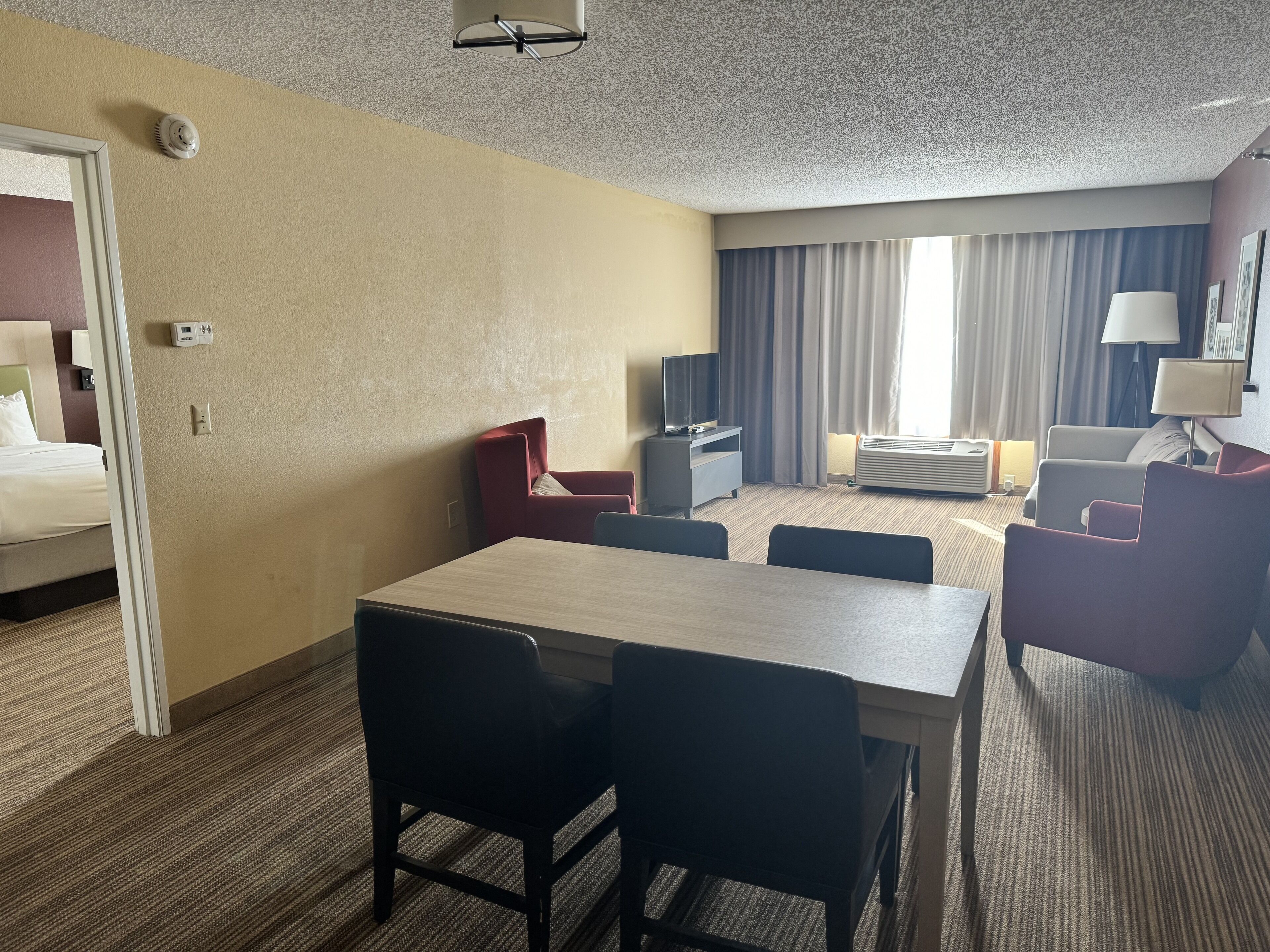 suite, 2 queen beds, non smoking (efficiency) | living area | 42-inch lcd tv with satellite channels, tv