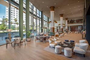 Sitteområde i lobbyen