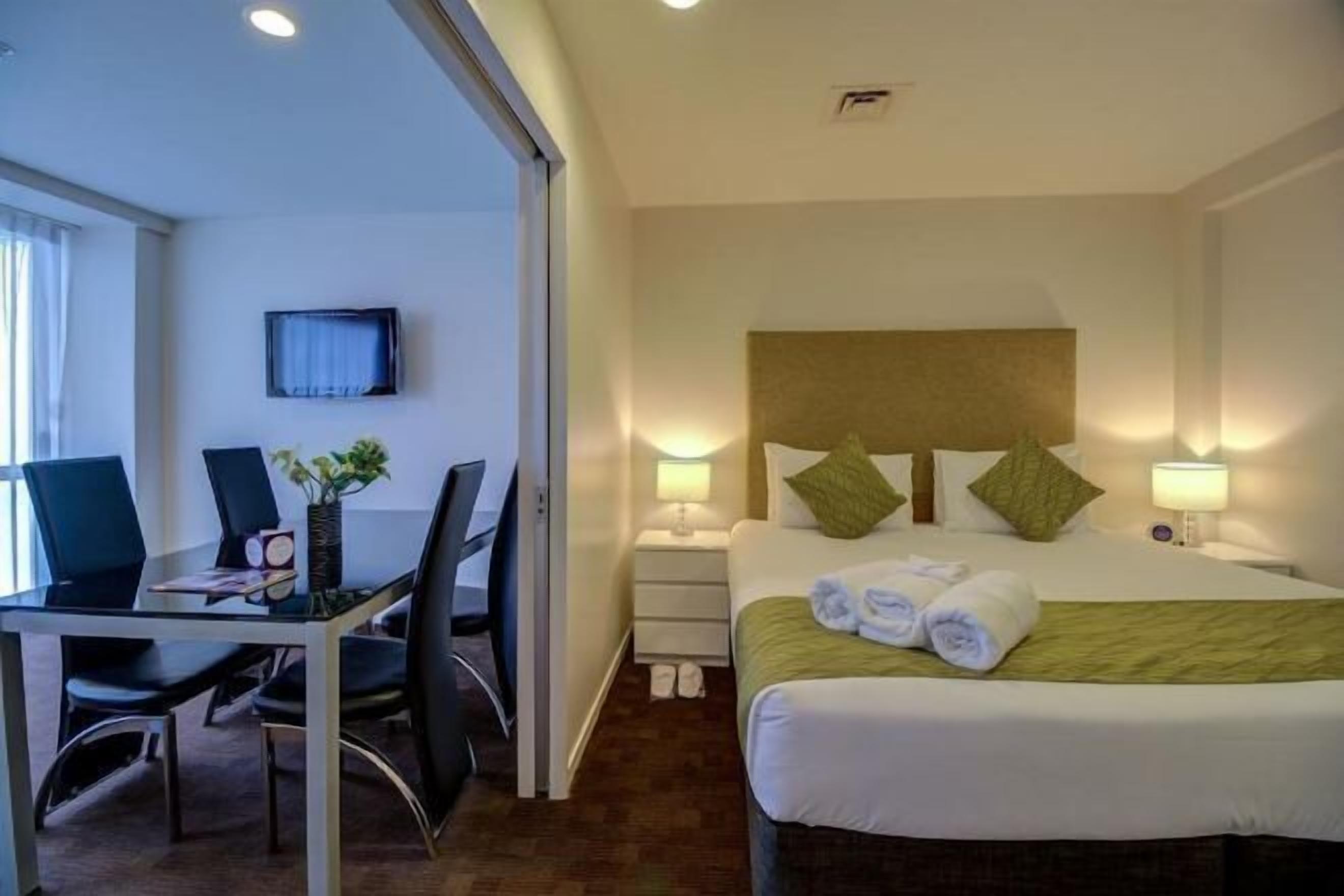 In-room safe, laptop workspace, blackout curtains, soundproofing