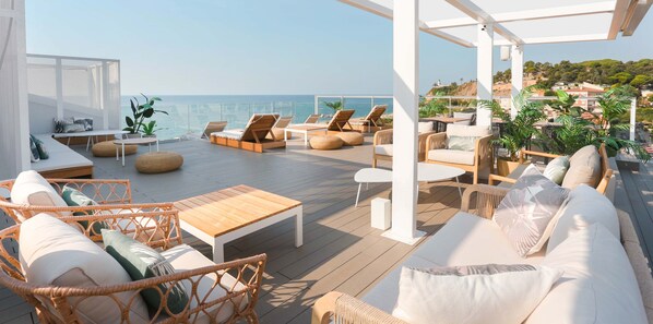 Terrasse sur le toit