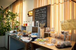 Daily buffet breakfast (EUR 15 per person)